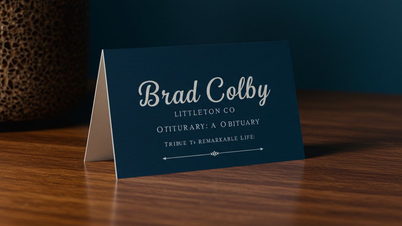 brad colby littleton co obituary